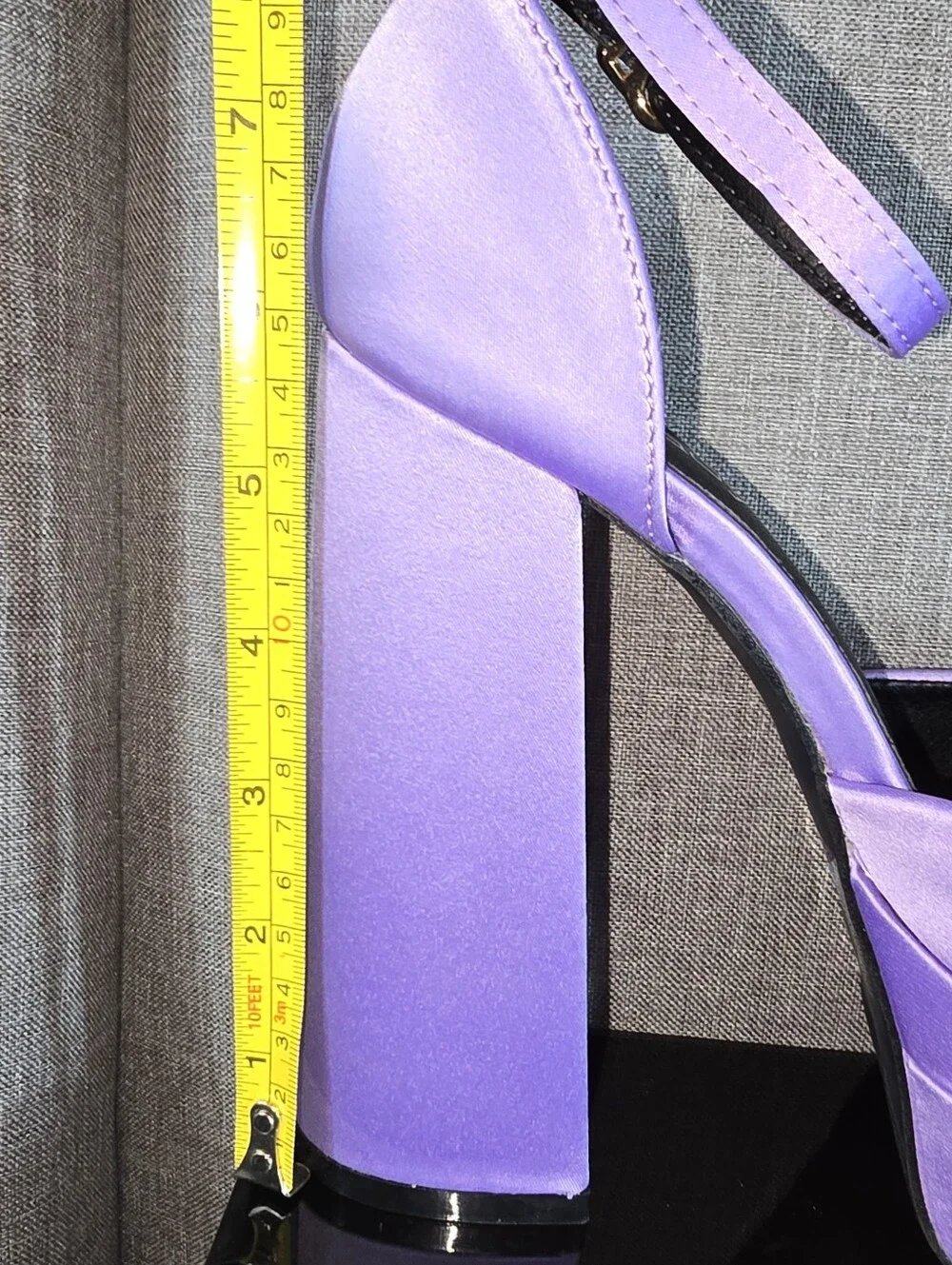 Unilady “Ava” Lilac Platform Mary Jane Chunky Heels – Size 6.5 – New in Box